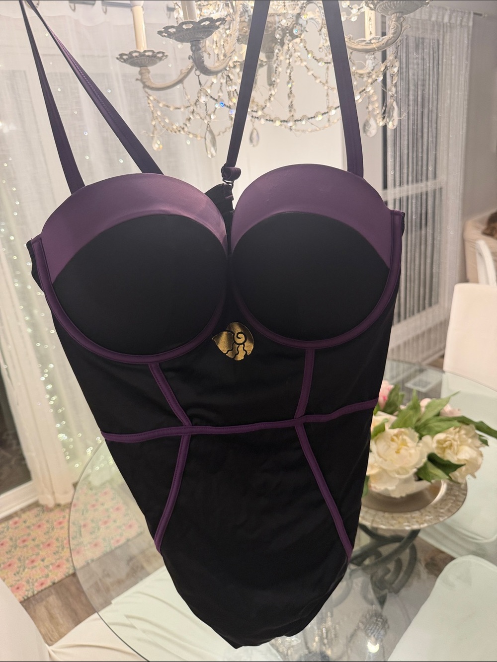 TORRID DISNEY LITTLE MERMAID ONEPIECE SWIMSUIT URSULA - Plus Size 3X (D/DD) - Picture 11 of 15